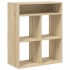 Estantería madera ingeniería color roble 66x31x80