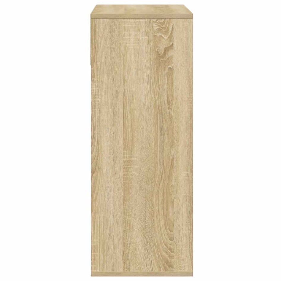 Estantería madera ingeniería color roble 66x31x80