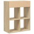 Estantería madera ingeniería color roble 66x31x80