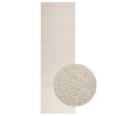 Alfombra ZIZUR apariencia yute interior exterior crema 80x250cm