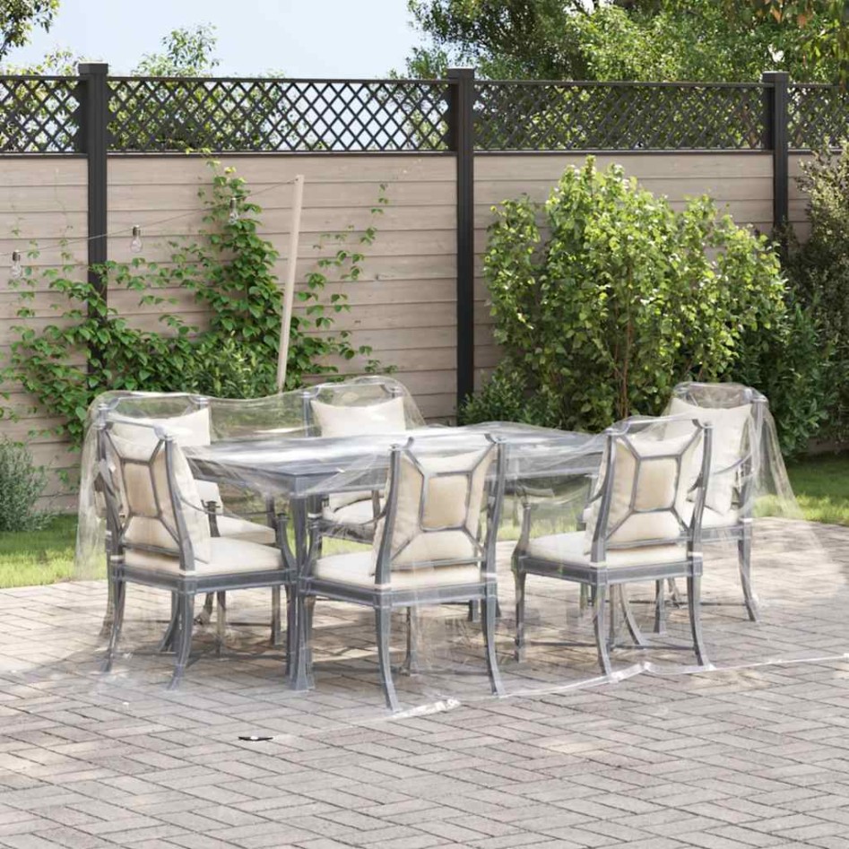 Lona transparente con ojales PVC 3x5