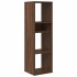 Estantería madera de ingeniería color marrón roble 34x31x112