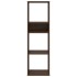 Estantería madera de ingeniería color marrón roble 34x31x112