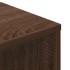 Estantería madera de ingeniería color marrón roble 34x31x112