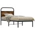 Estructura cama sin colchón 80x200 cm madera roble