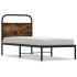 Estructura cama sin colchón 80x200 cm madera roble