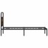 Estructura cama sin colchón 80x200 cm madera roble