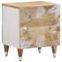 Mesita de noche de madera maciza de mango 40x33,5x46