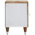 Mesita de noche de madera maciza de mango 40x33,5x46