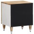 Mesita de noche de madera maciza de mango 40x33,5x46
