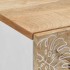 Mesita de noche de madera maciza de mango 40x33,5x46