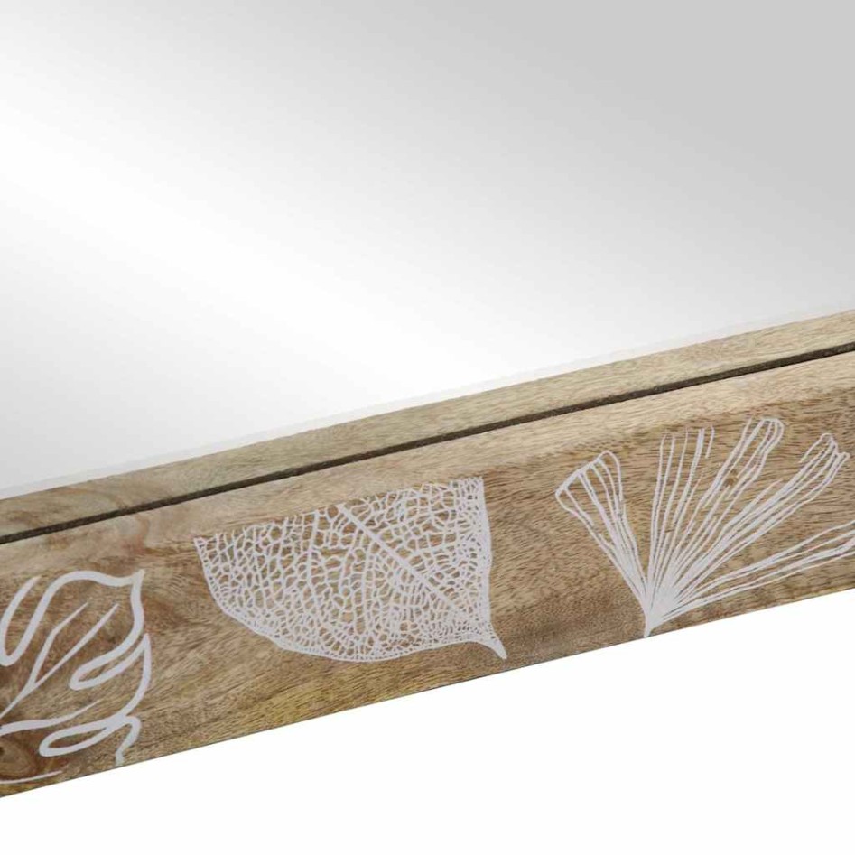 Espejo de baño madera maciza mango 50x3x70
