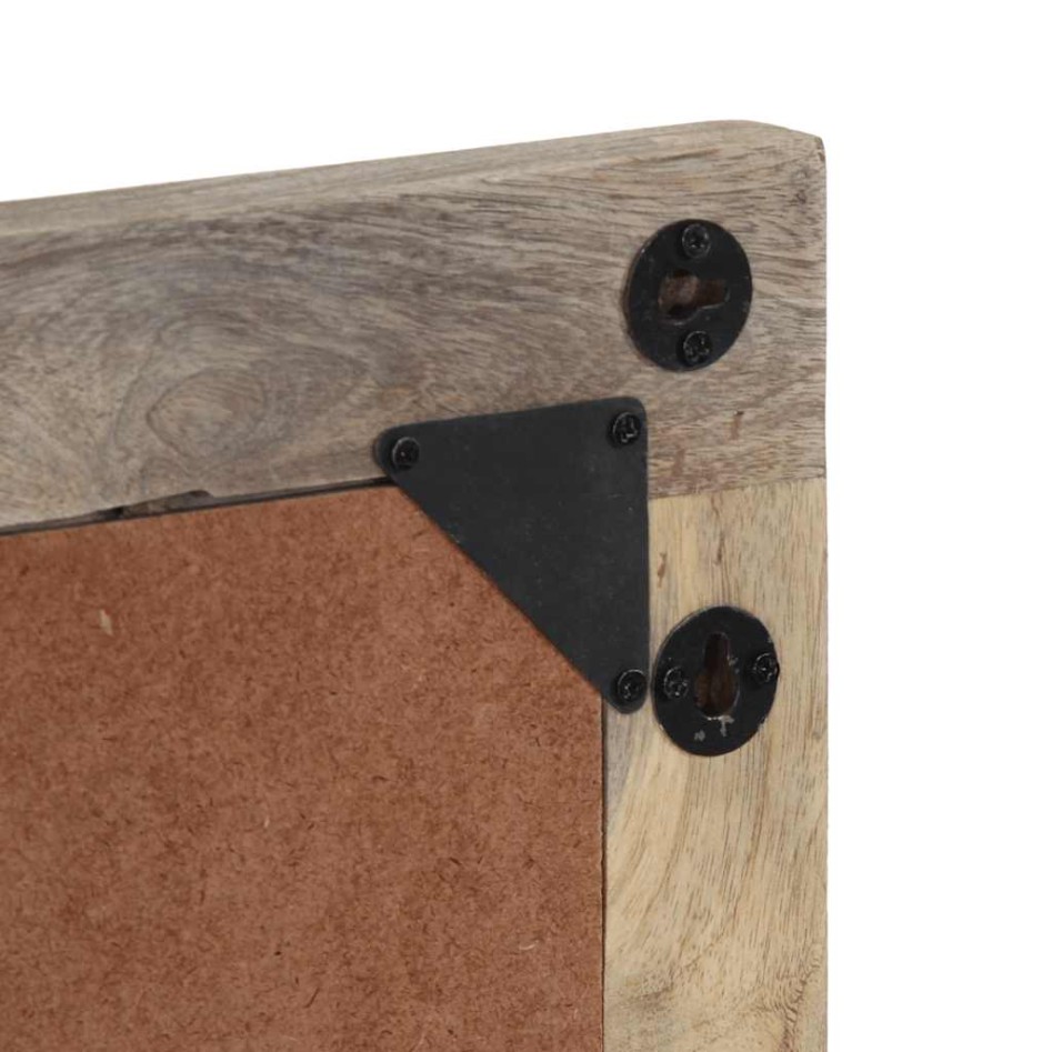 Espejo de baño madera maciza mango 50x3x70