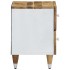 Mesita de noche de madera maciza de mango 40x33,5x46