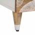 Mesita de noche de madera maciza de mango 40x33,5x46