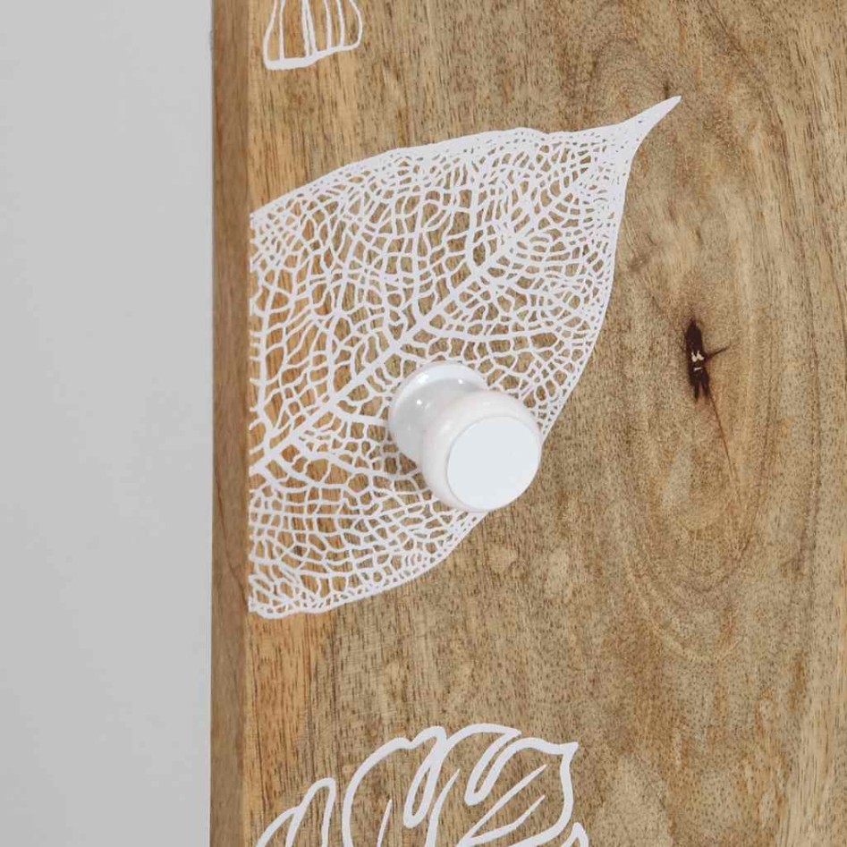 Aparador de madera maciza de mango 40x33,5x75