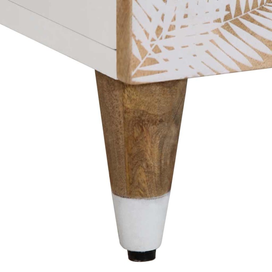 Aparador de madera maciza de mango 40x33,5x75