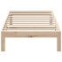 Estructura de cama sin colchón madera maciza de pino 90x200