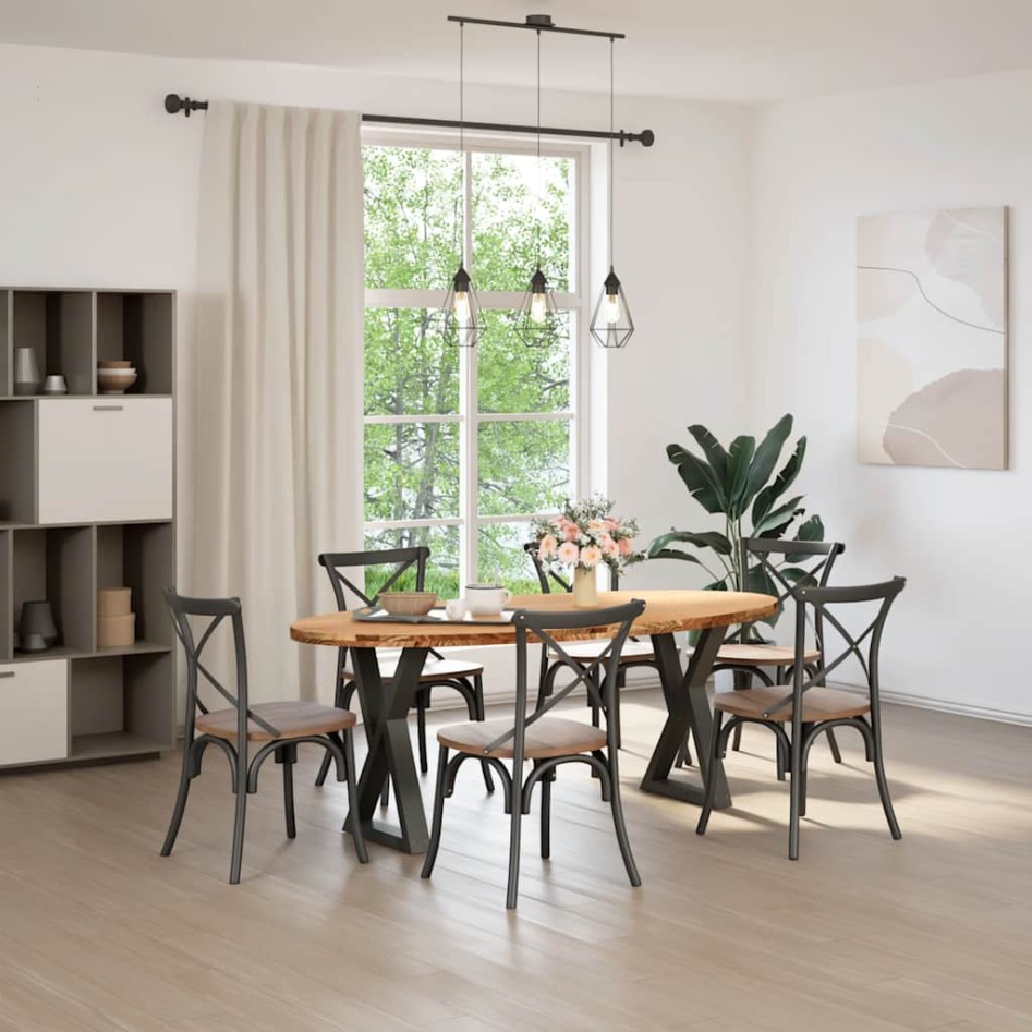 Estructura de cama sin colchón madera de pino marrón 90x200