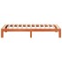 Estructura de cama sin colchón madera de pino marrón 90x200