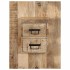 Mesita de noche madera maciza de mango 60x32x80