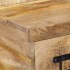 Mesita de noche madera maciza de mango 60x32x80
