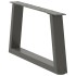 Patas para mesa comedor forma V 2 uds antracita 50x(30-31,3)
