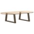 Patas para mesa de comedor en forma de V 2 uds acero