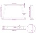 Patas para mesa de comedor en forma de V 2 uds acero