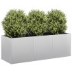 Jardinera 120x40x40 cm de acero galvanizado