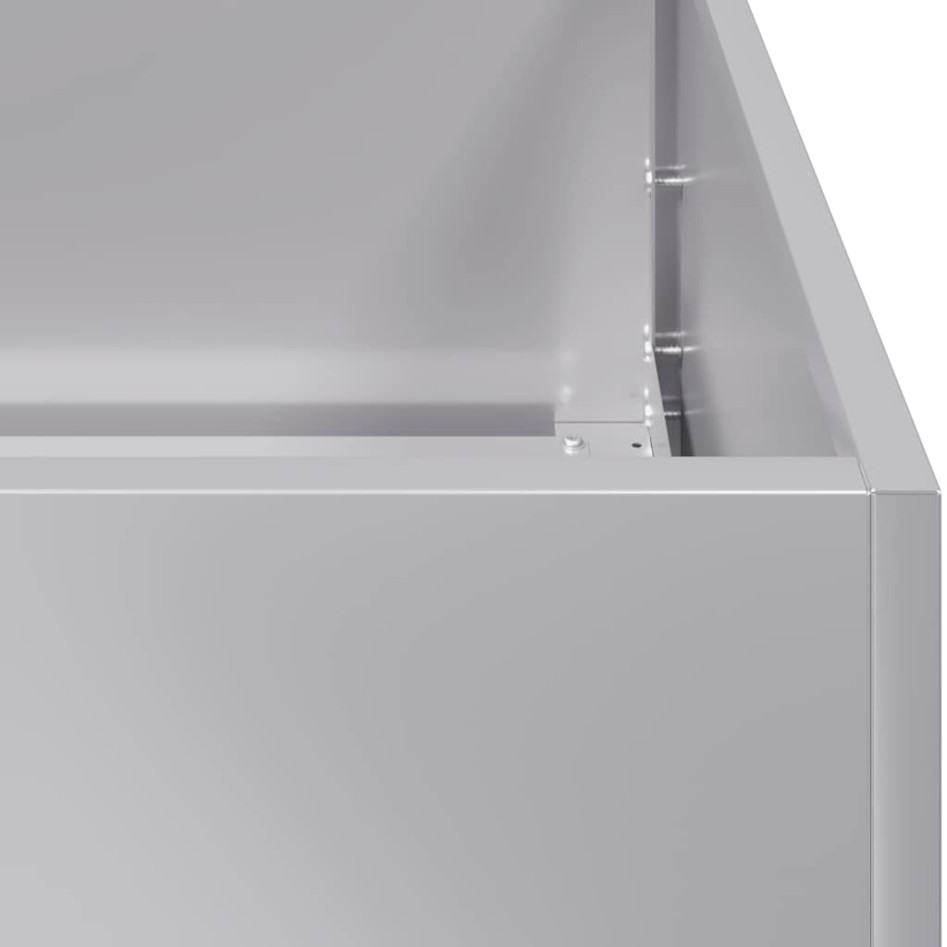 Jardinera 120x40x40 cm de acero