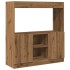 Aparador de madera de ingeniería roble artisian 92x33x100