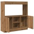 Aparador de madera de ingeniería roble artisian 92x33x100