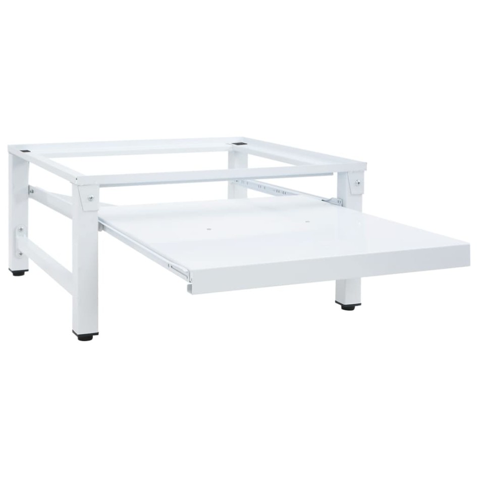 Soporte pedestal para lavadora con estante extraíble