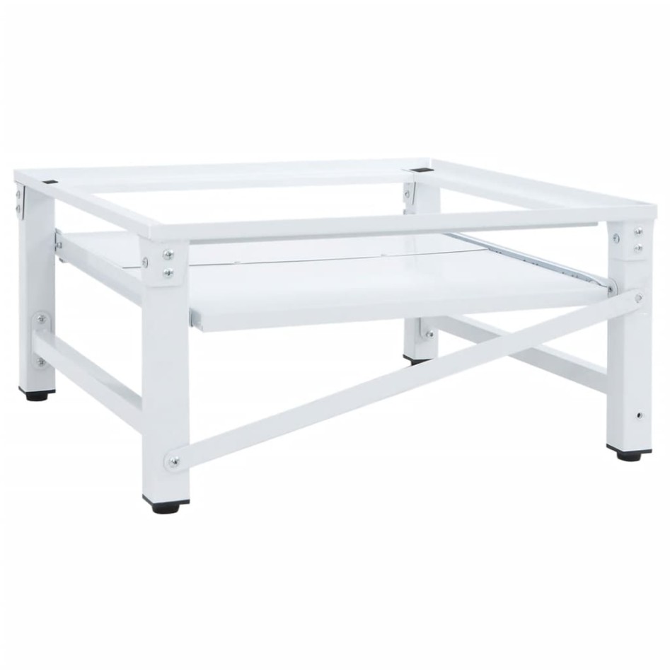 Soporte pedestal para lavadora con estante extraíble
