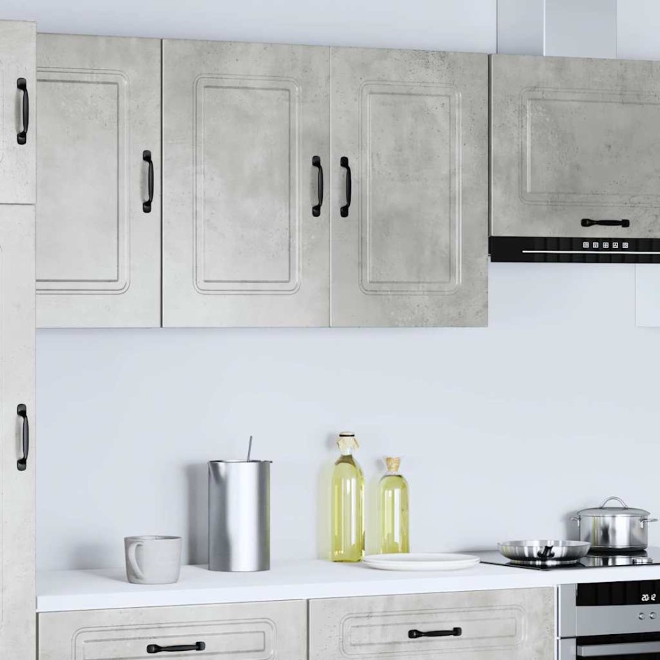 Armario de pared cocina Kalmar madera ingeniería gris