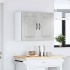 Armario de pared cocina Kalmar madera ingeniería gris