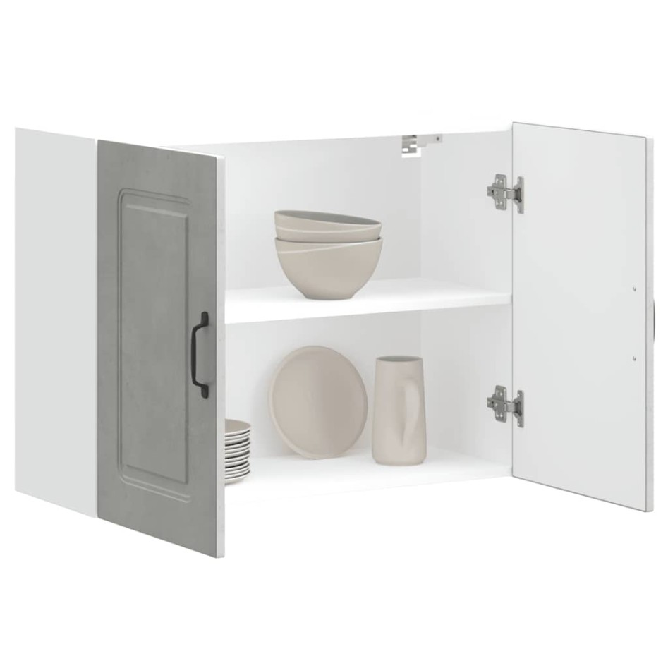 Armario de pared cocina Kalmar madera ingeniería gris