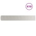 Bordes para césped 10 uds 15x103 cm acero