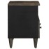 Mueble de TV madera maciza de mango gris claro 70x33,5x46