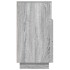Mesilla de noche con 2 cajones gris sonoma 36x36x68