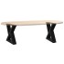 Patas para mesa de centro 2 unidades acero negro