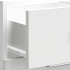 Armario bajo de madera de ingeniería blanco 40x46x81,5