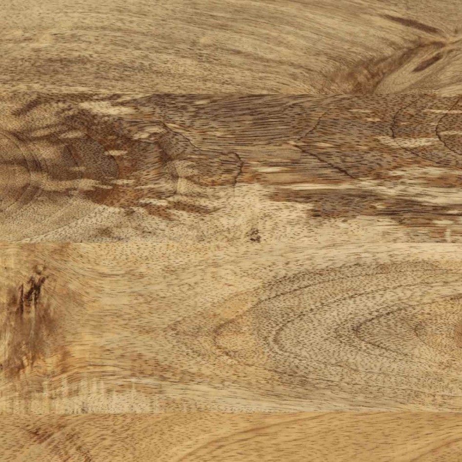 Mesilla de noche marrón 40x33x46 cm madera maciza