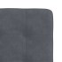 Sillas de comedor 2 unidades terciopelo gris