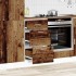 Armario bajo de madera de ingeniería madera vieja 40x46x81,5