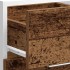 Armario bajo de madera de ingeniería madera vieja 40x46x81,5