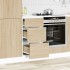 Armario bajo de roble Sonoma 40x46x81,5 cm madera de