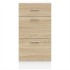 Armario bajo de roble Sonoma 40x46x81,5 cm madera de