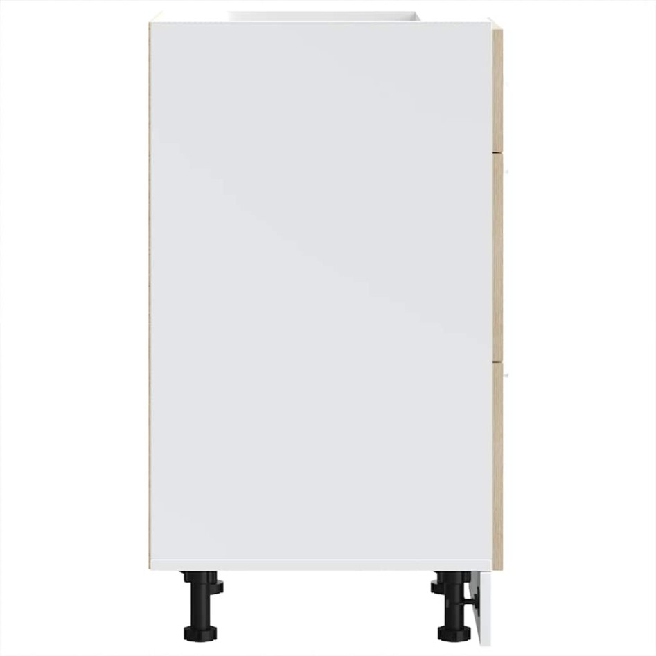 Armario bajo de roble Sonoma 40x46x81,5 cm madera de